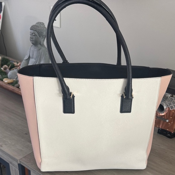 Kate Spade Black, Cream, and Pink Tote - Picture 2 of 13